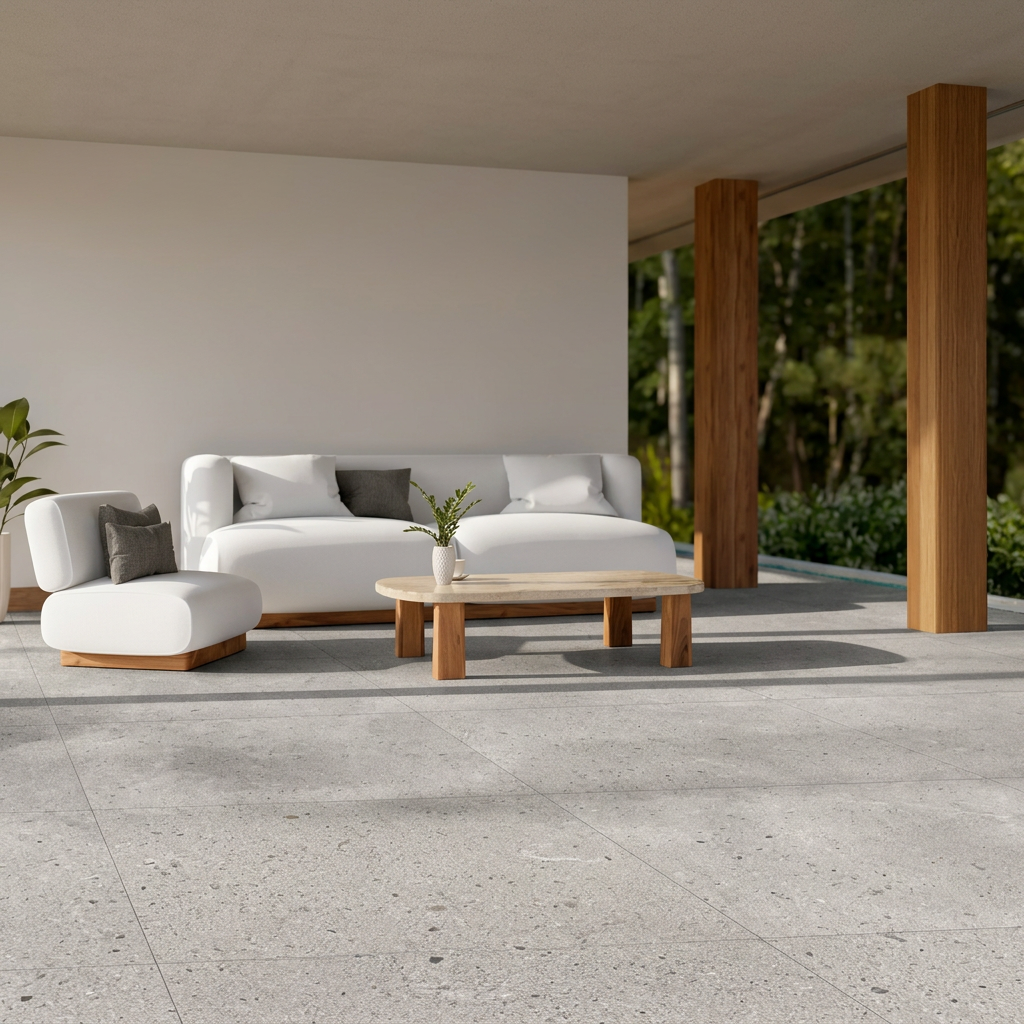 Concreta Concrete-Look Porcelain Tile Gris