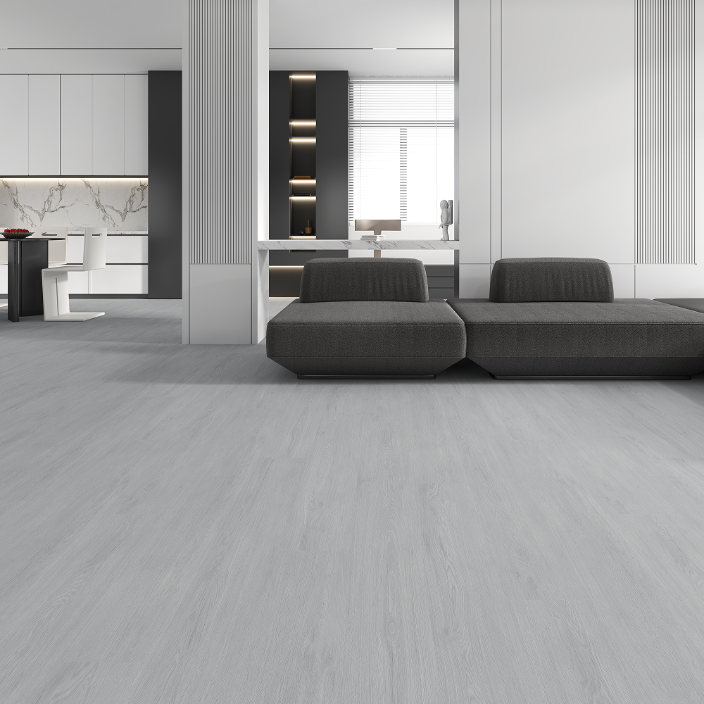 Flat Gray GR Waterproof Luxury Vinyl Plan