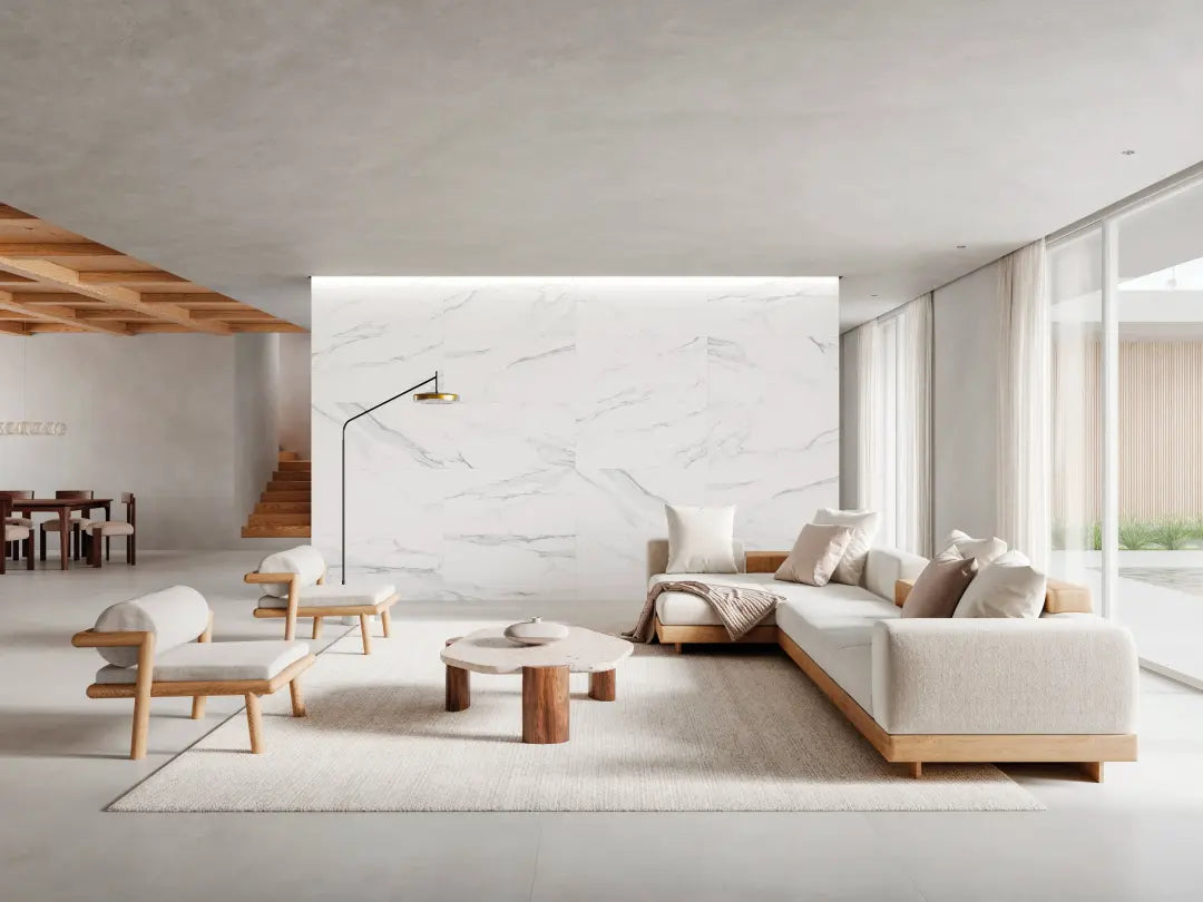 Concreta Concrete-Look Porcelain Tile White
