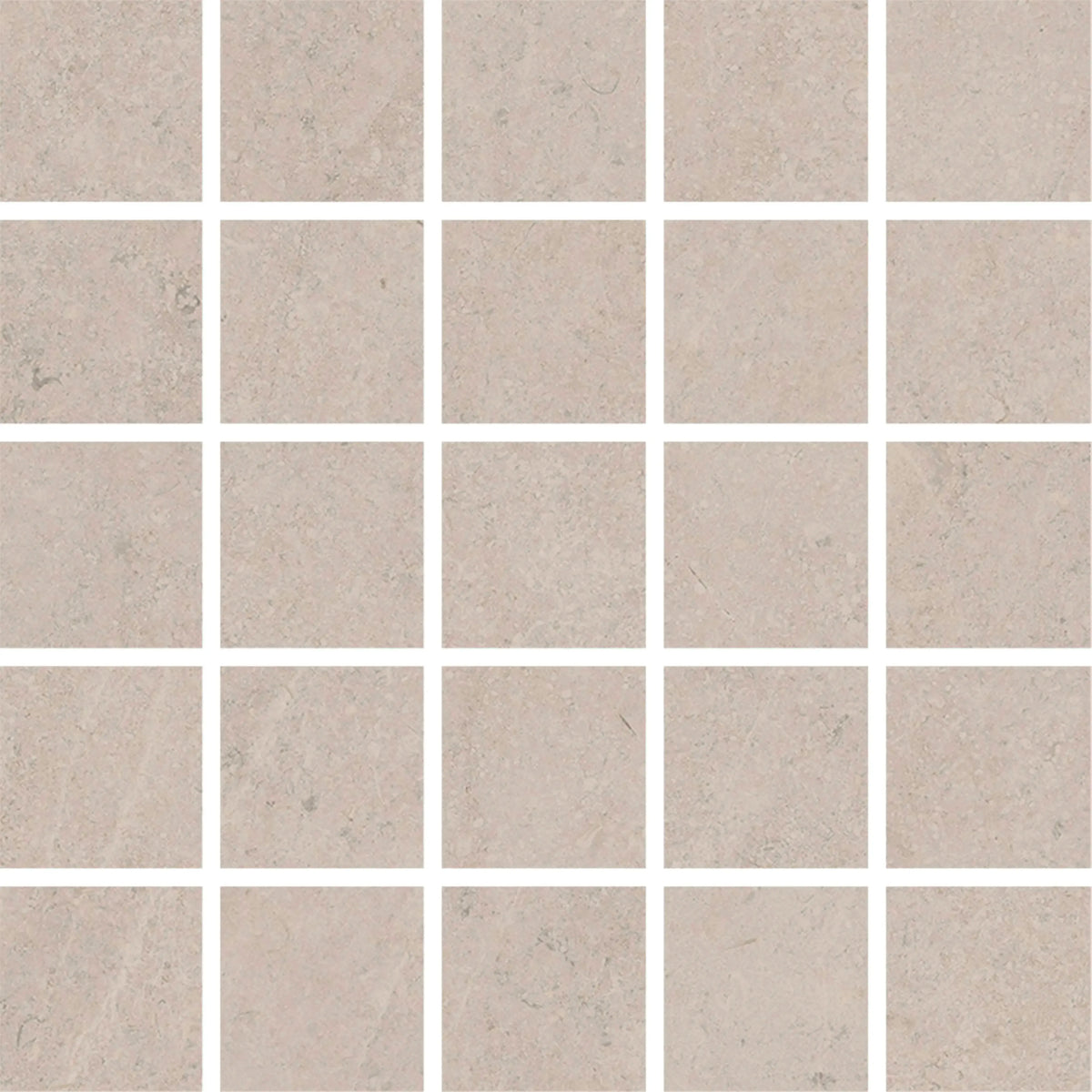 Luverne Limestone-Look Porcelain Tile (White and Ivory)