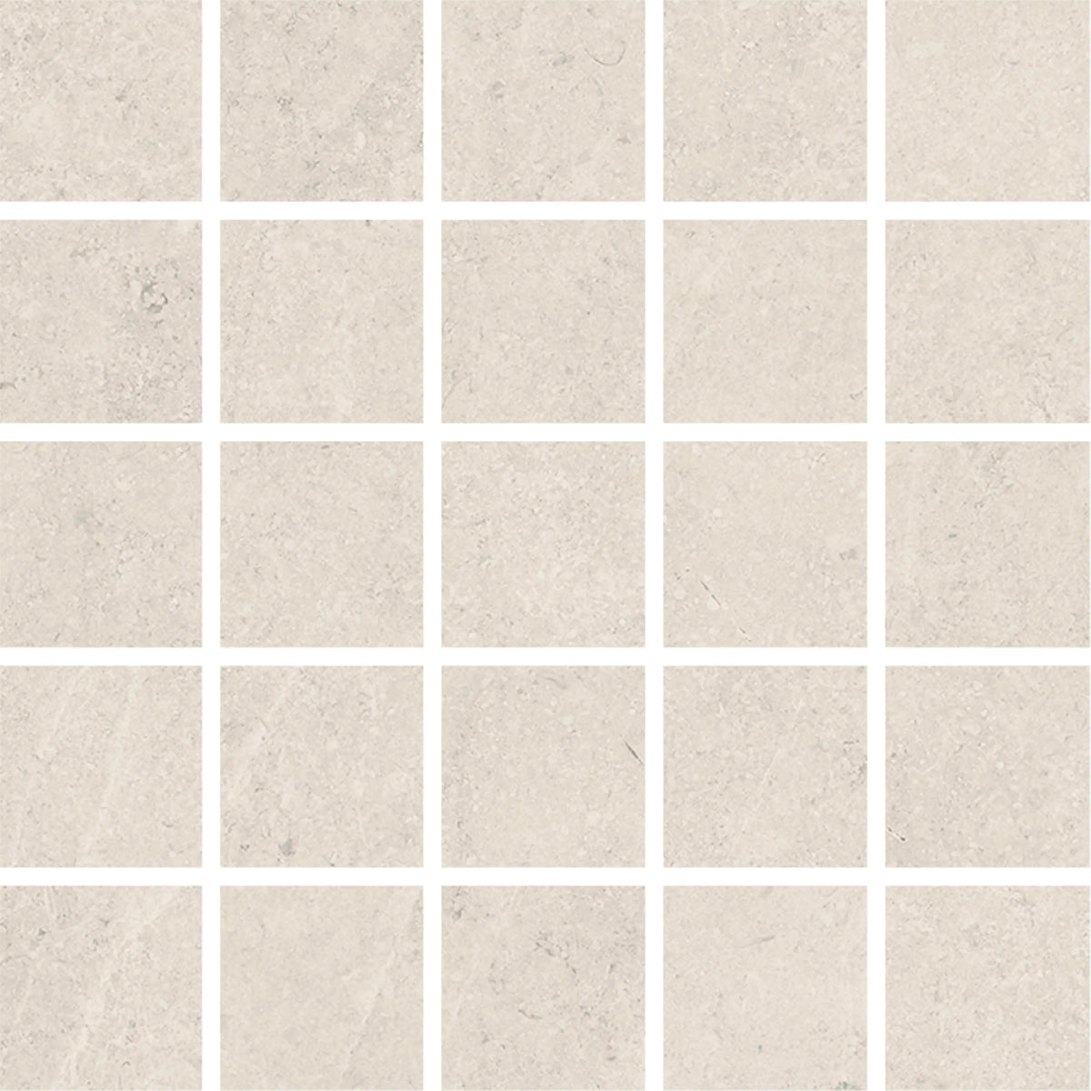 Luverne Limestone-Look Porcelain Tile (White and Ivory)