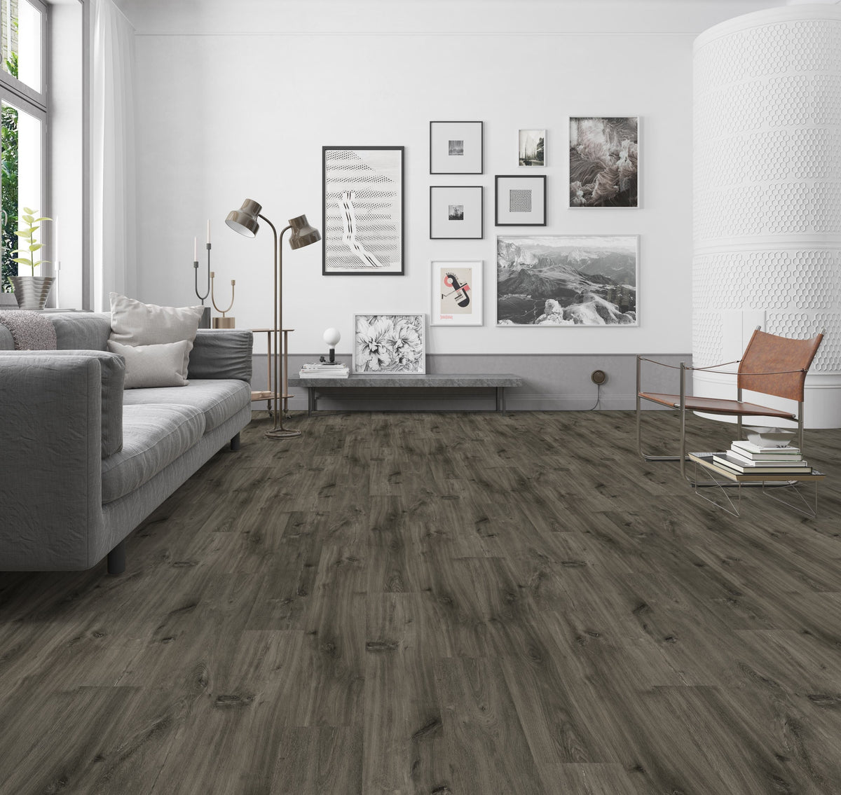 Harmony Gray Waterproof  Luxury Vinyl Plank